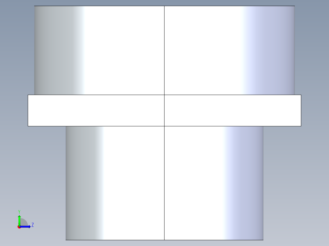 聚氯乙烯配件31-Sch80_PVC-Brass_SPIGxFPT_878-020BR_2in左视图