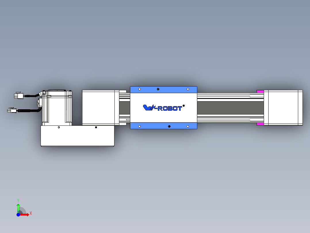 威洛博LB.GB同步带传动--欧规系列GB8-L96-S150-BL-P75前视图