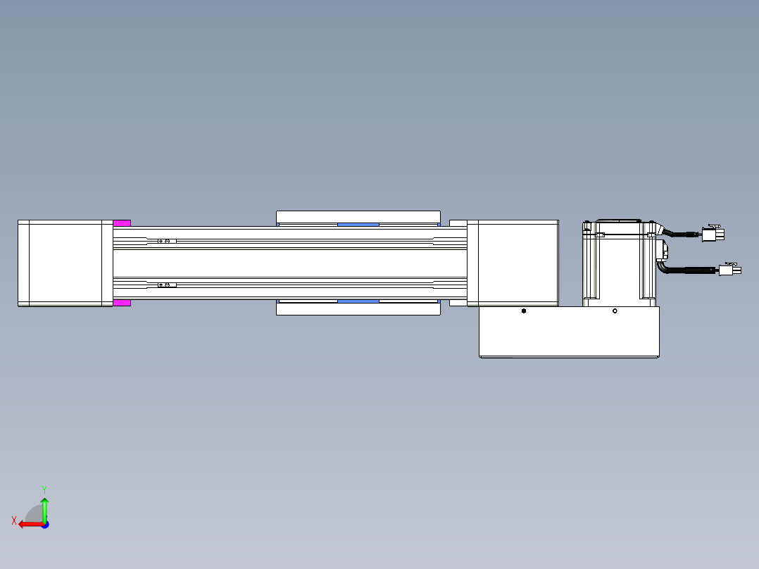 威洛博LB.GB同步带传动--欧规系列GB8-L96-S150-BL-P75后视图