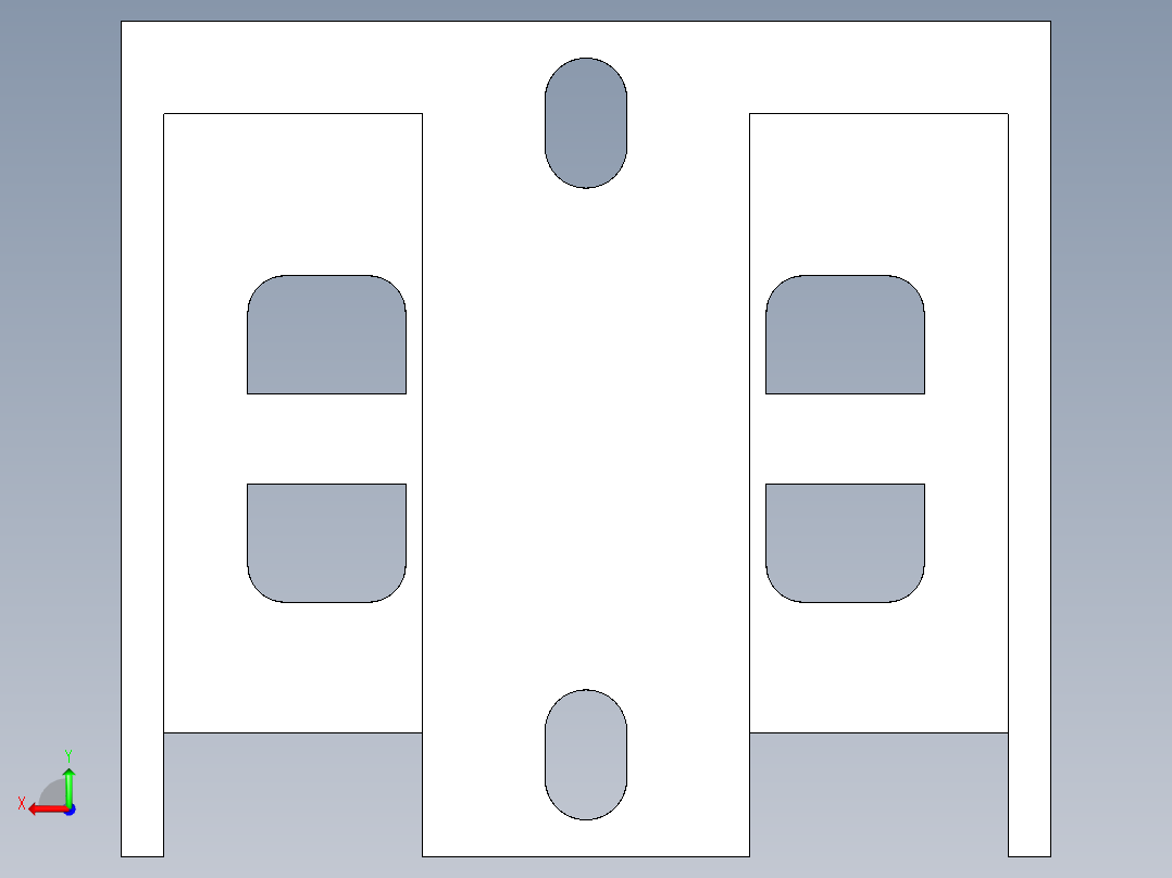 基恩士OP-84300_kc图纸模型后视图