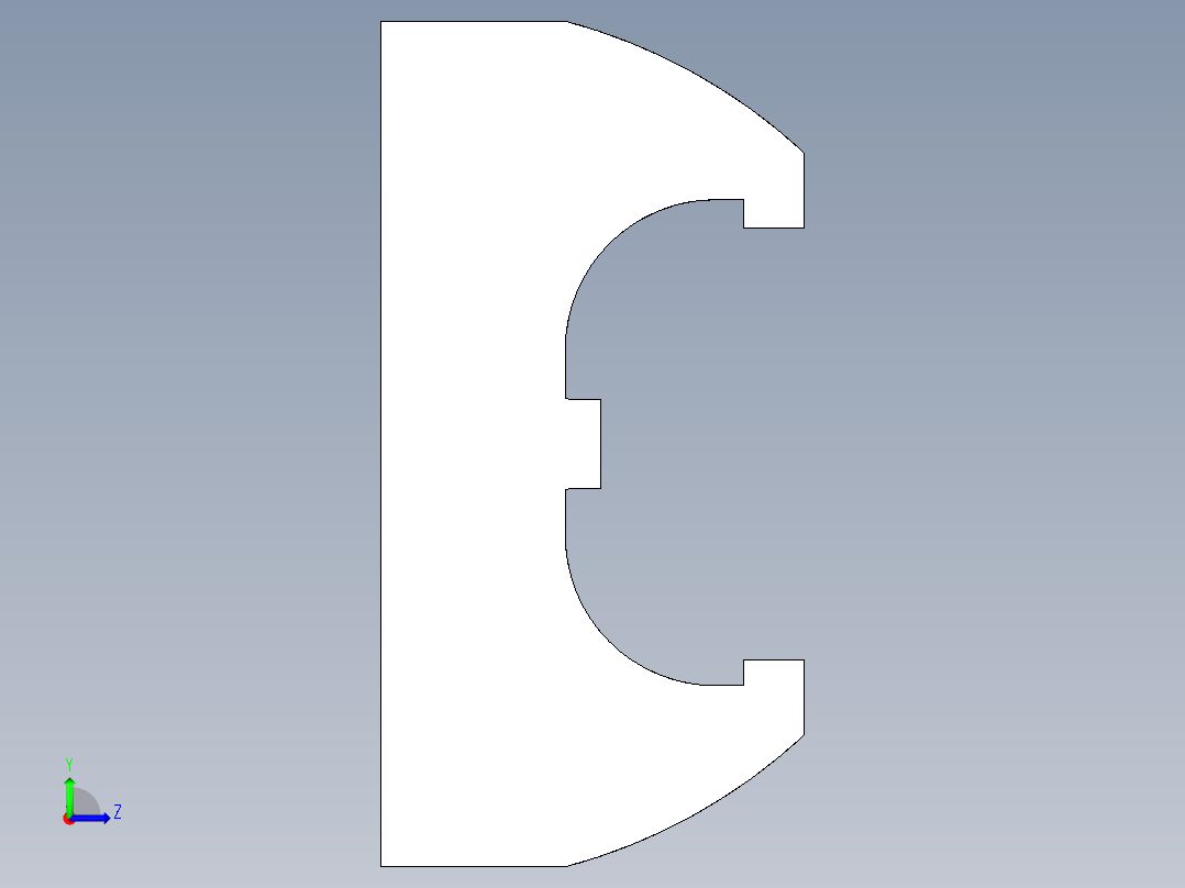 基恩士OP-84300_kc图纸模型左视图