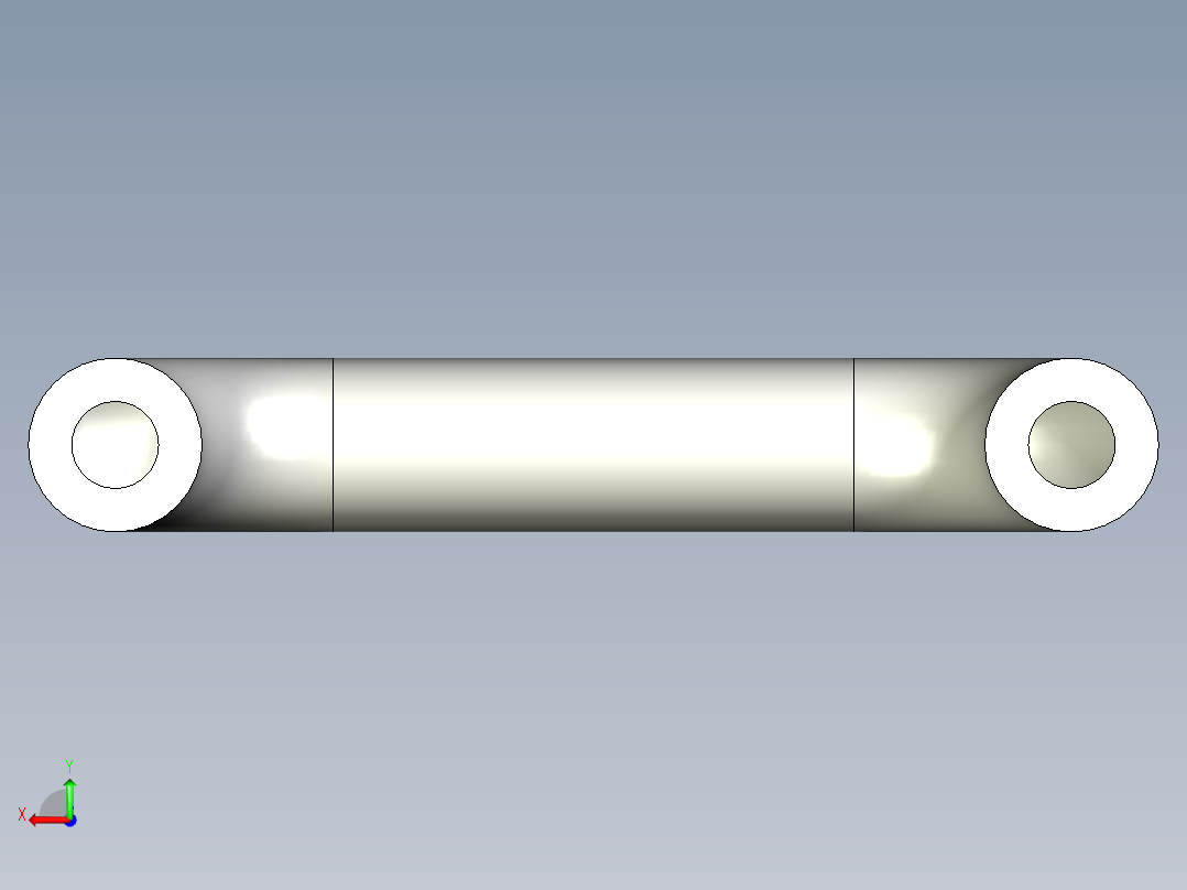 取手(鋁合金)RA-3D多系列多零件图纸模型后视图