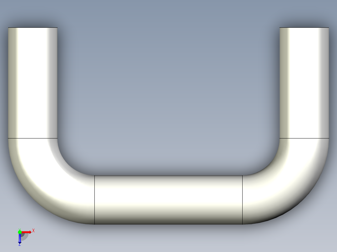 取手(鋁合金)RA-3D多系列多零件图纸模型俯视图