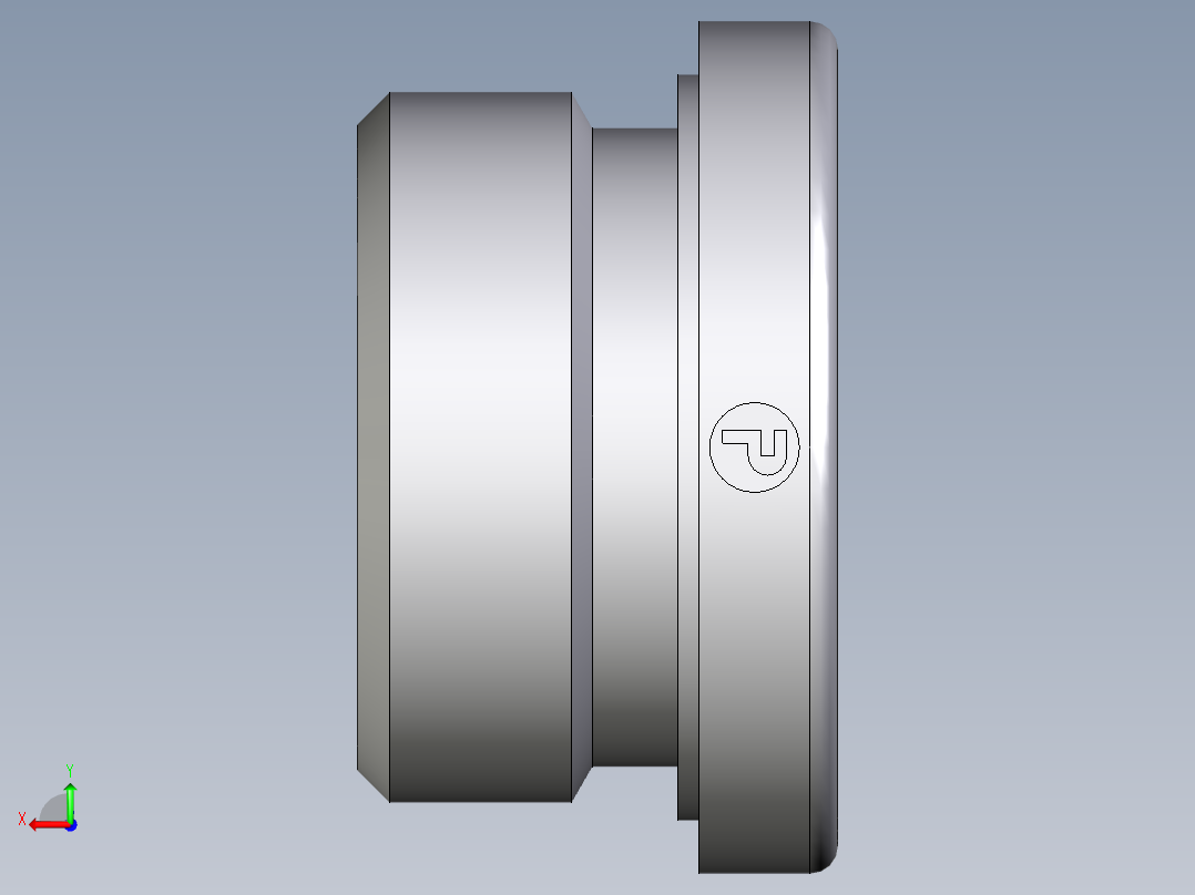 卡套式工业通用硬管接头EO_Blanking_plug_for_ports_VSTI1EDCF后视图