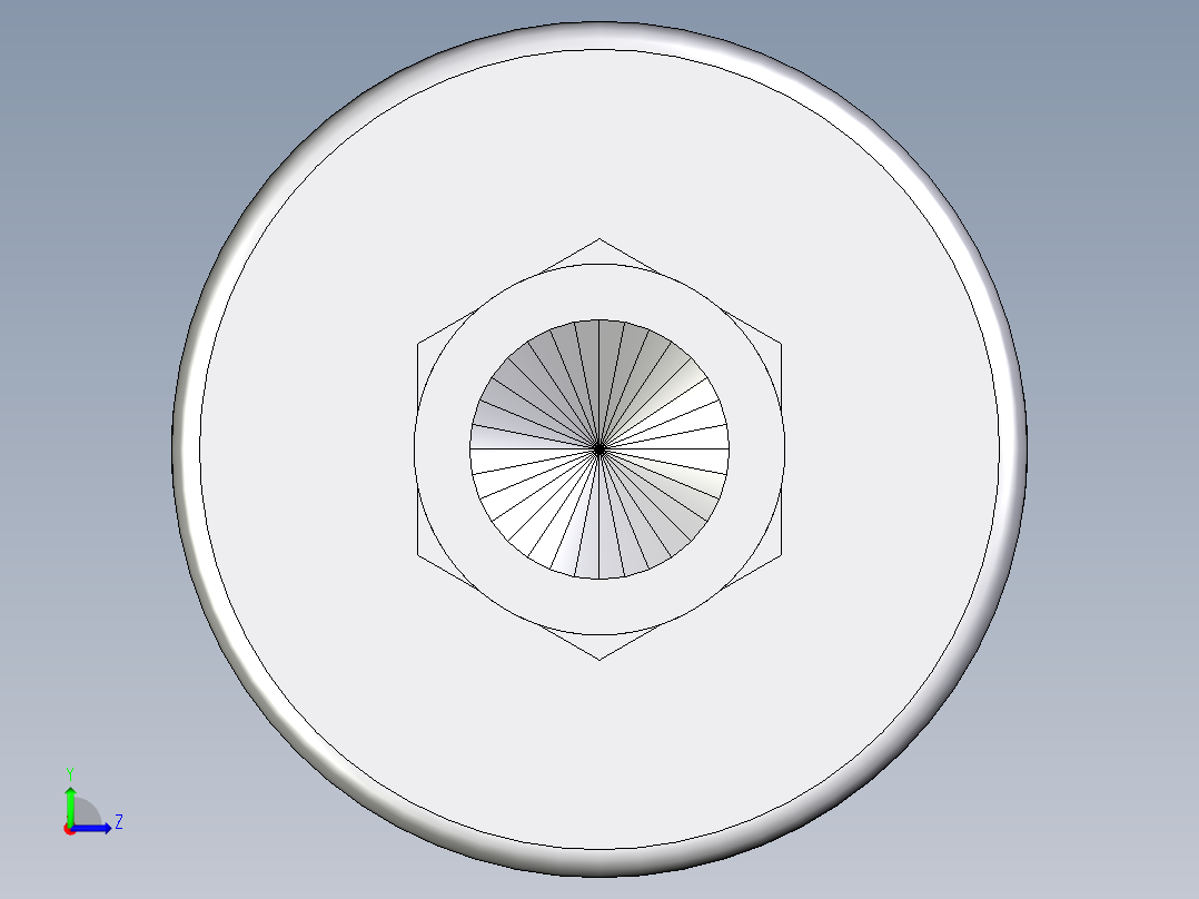 卡套式工业通用硬管接头EO_Blanking_plug_for_ports_VSTI1EDCF左视图