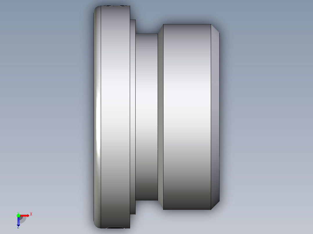 卡套式工业通用硬管接头EO_Blanking_plug_for_ports_VSTI1EDCF俯视图