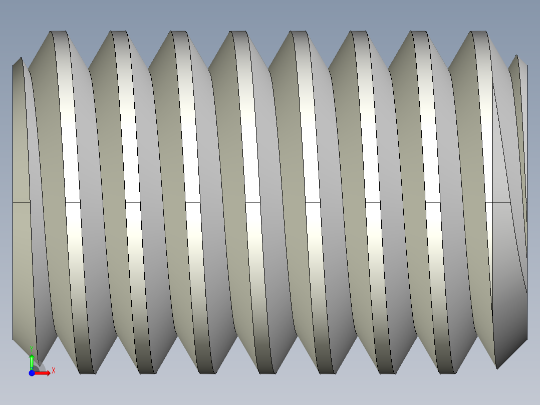 DIN 913-ISO 4026 固定螺钉-M4 L=6.STEP前视图