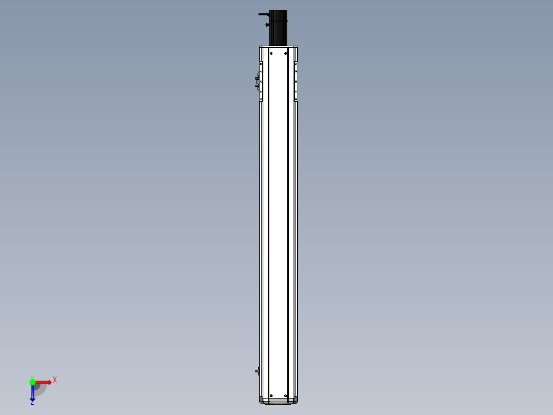 Toyo东佑达直线模组-ETH14-1000-BC-200W+煞車俯视图