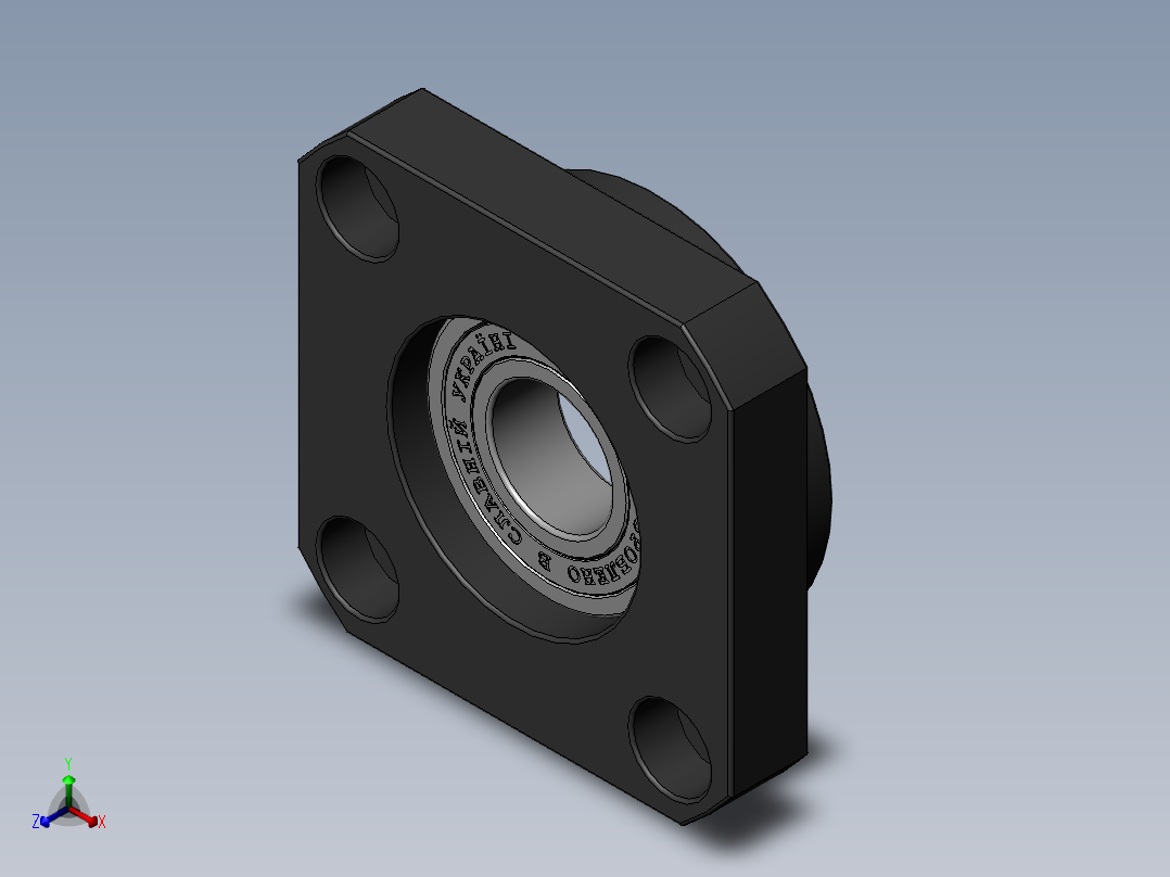 一些滑块同步轮轴承正等轴测图