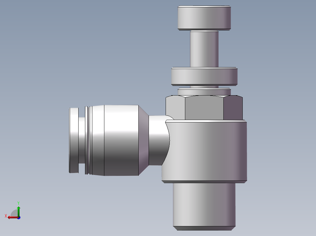 节流阀PSL802A（2分8厘）后视图