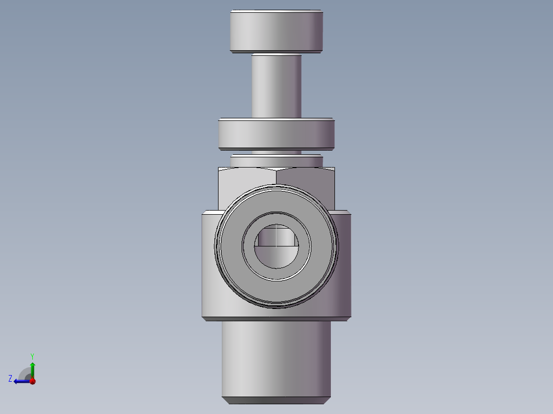 节流阀PSL802A（2分8厘）右视图