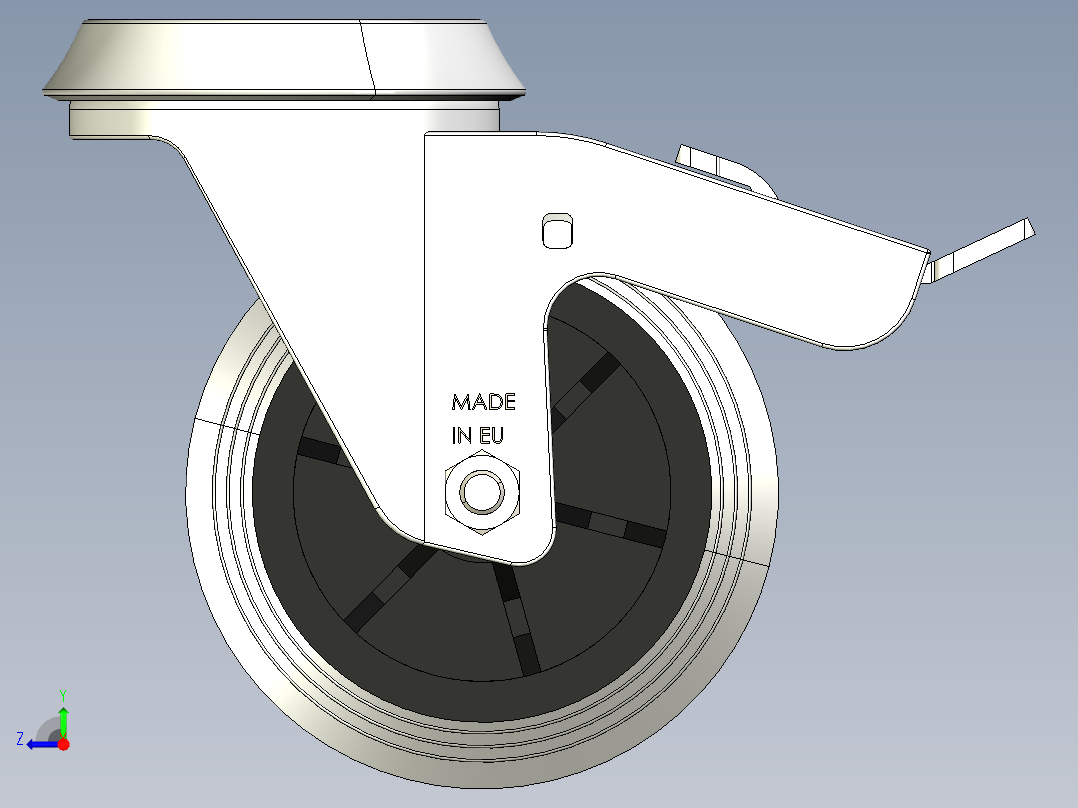 型材-KJN 521686 80MM WHEEL右视图