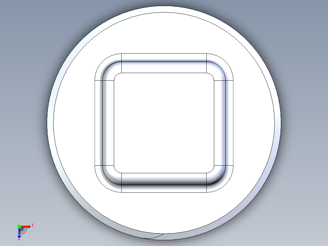 船舶管路系统S23B_SeaDrainPLUS_CleanPlug-MPT_37E161101_1-1-2in Sea Drain Plus - Plug - MPT俯视图