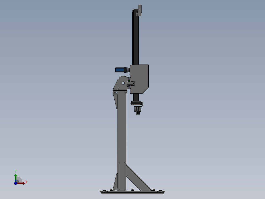 桁架机机械手前视图