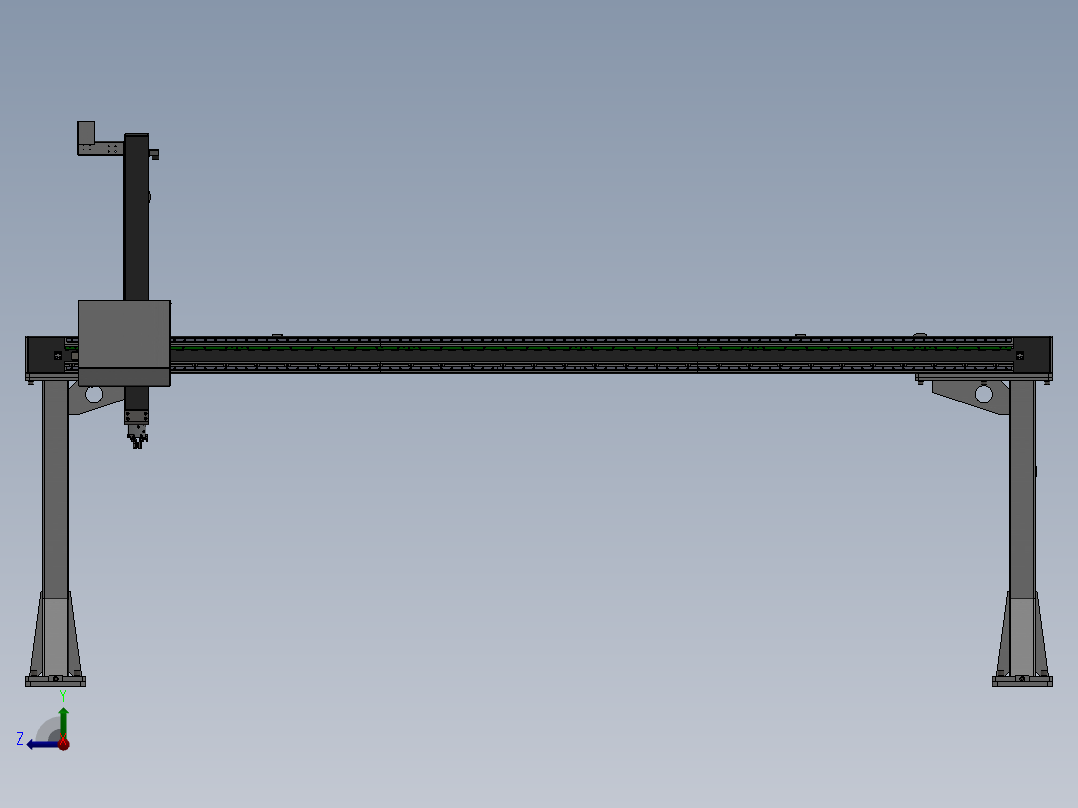 桁架机机械手右视图