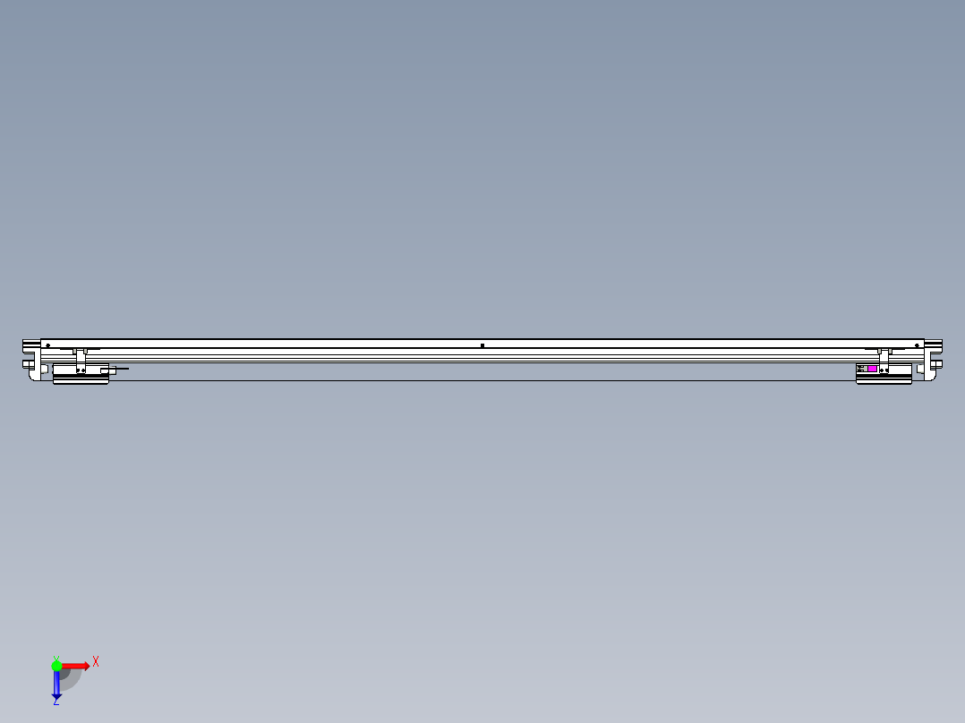 威洛博VL系列3d模型模组2VL17E1Y-S1450俯视图
