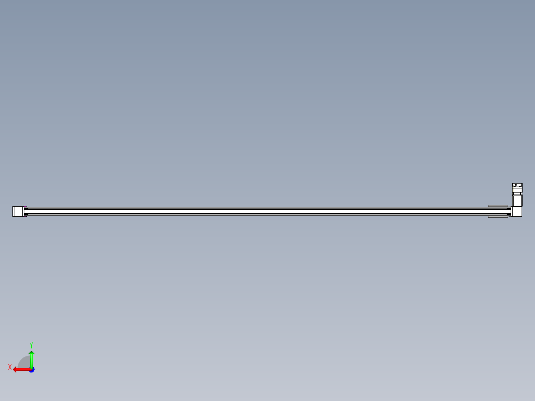 威洛博LB.GB同步带传动--欧规系列GB8-L192-S4200-BR-P75-K后视图
