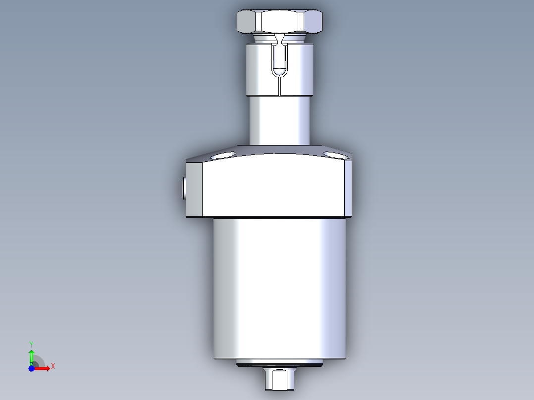 KOSMEKLHA0550-GRD多系列多零件图纸模型前视图