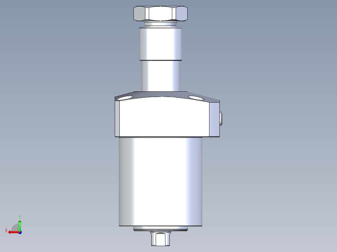 KOSMEKLHA0550-GRD多系列多零件图纸模型后视图