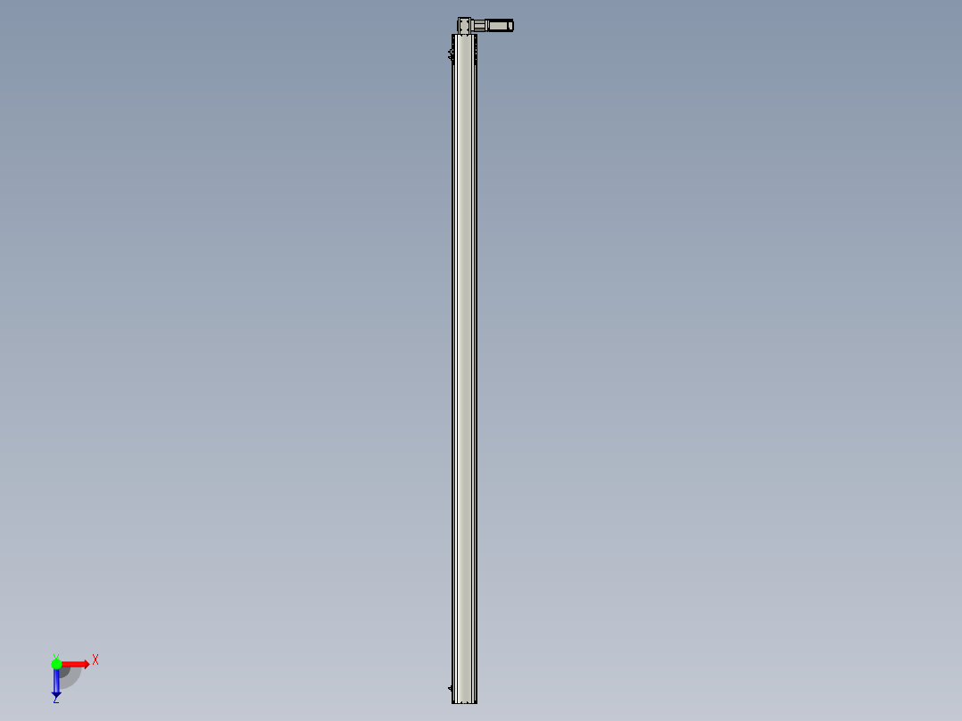 东锦同步带传动-直线滑台模组DH120B-L125-S2900-BL-P400W-C3俯视图