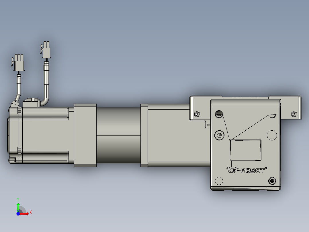 威洛博直线电机模组EB10-L224-S400-L-ZP75-MS3-5K前视图