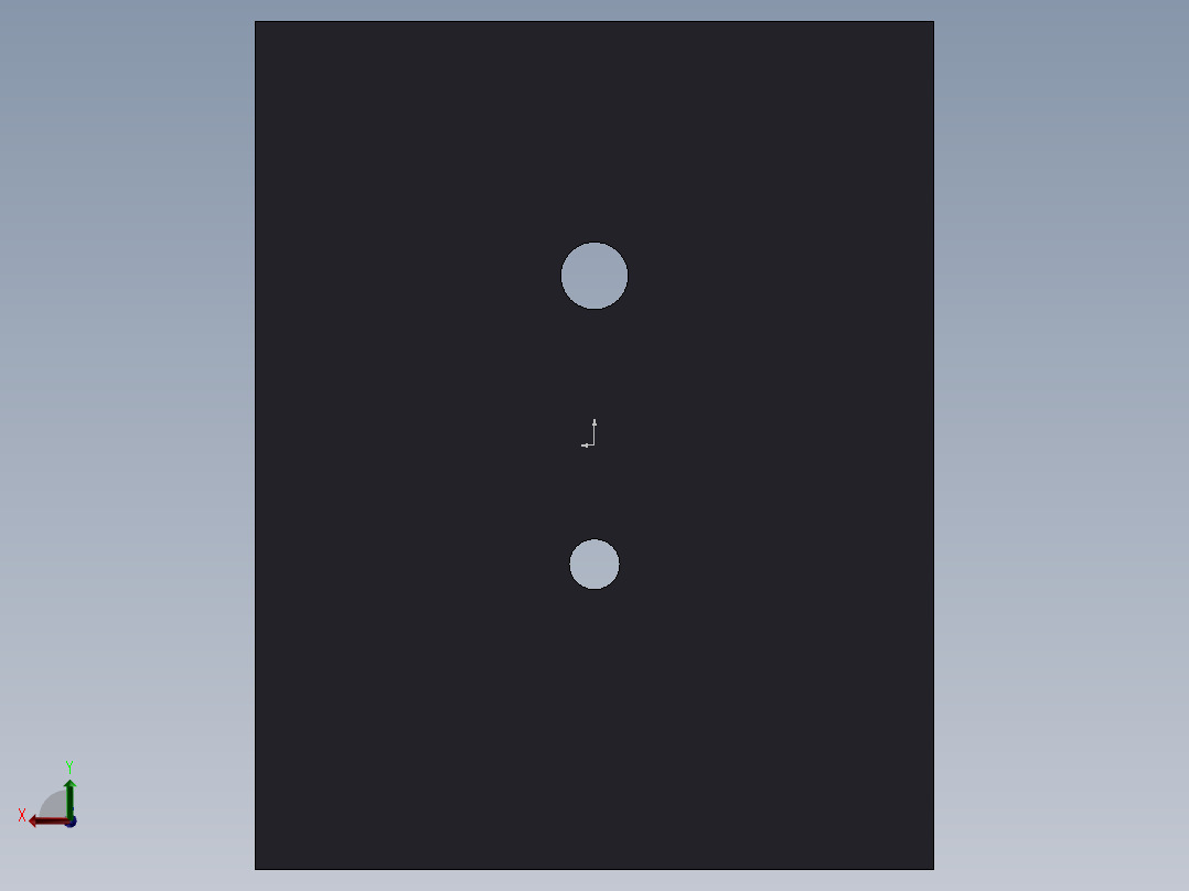 槽轮机架板后视图