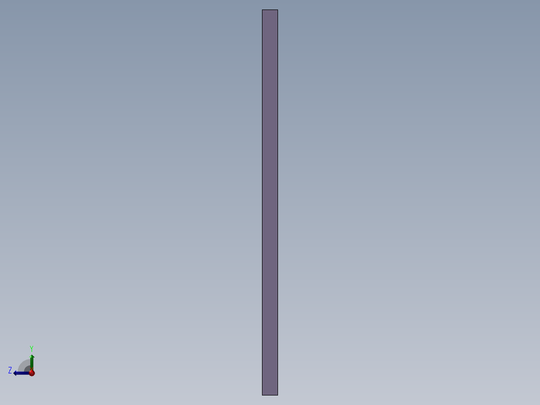 槽轮机架板右视图