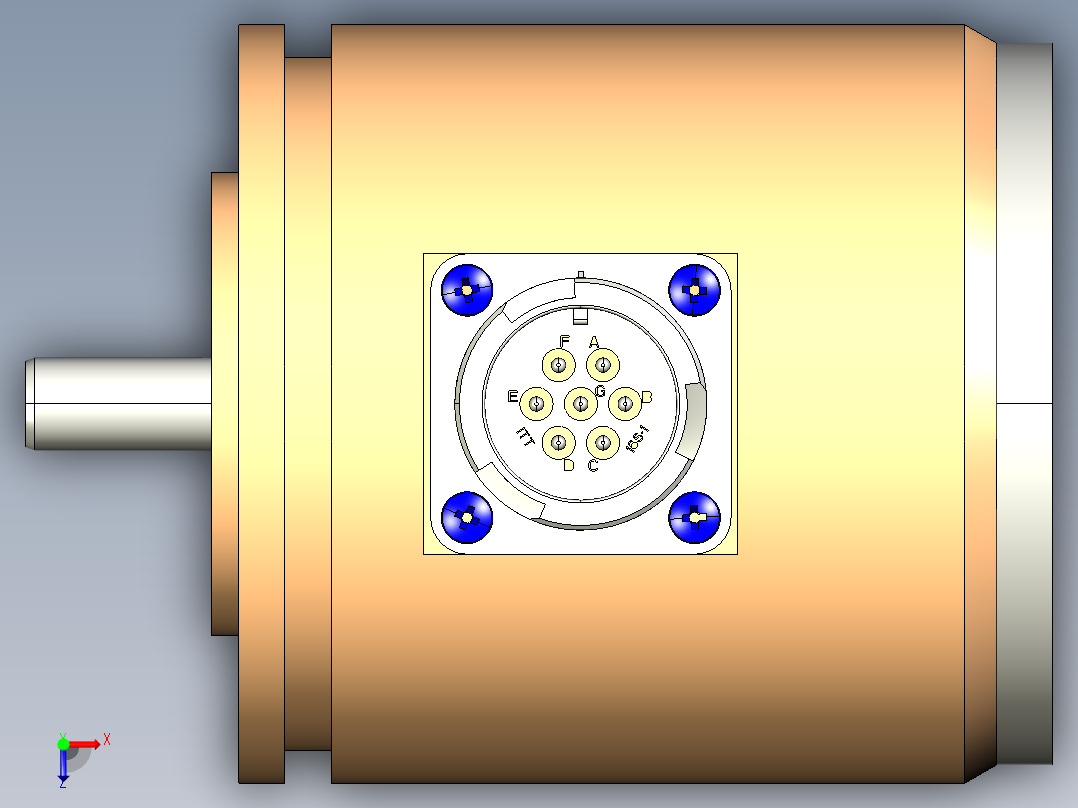 NOVOTECHNIK角度位移传感器AWS-360 系列俯视图