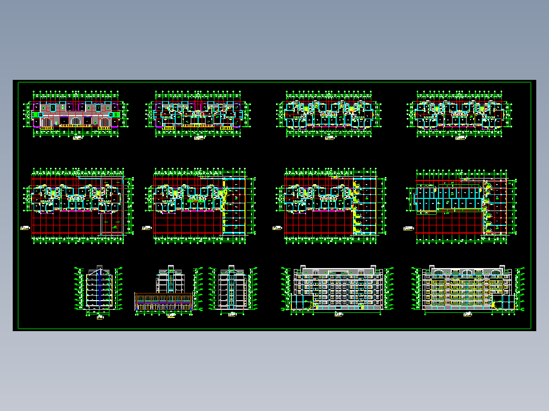 某多层底商住宅楼建筑施工图