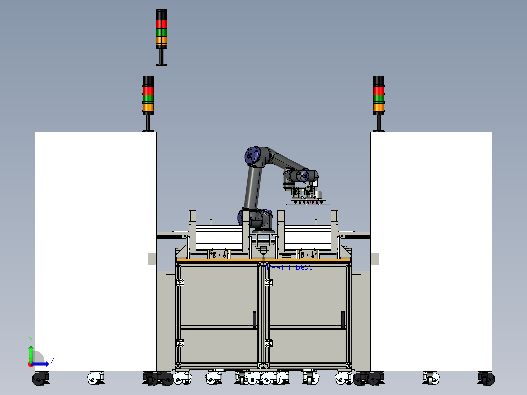 手机自动化生产线设计pro5.0.zip左视图