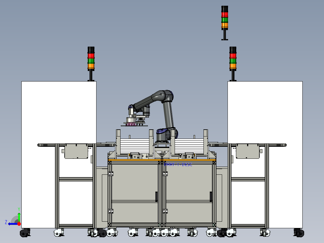 手机自动化生产线设计pro5.0.zip右视图