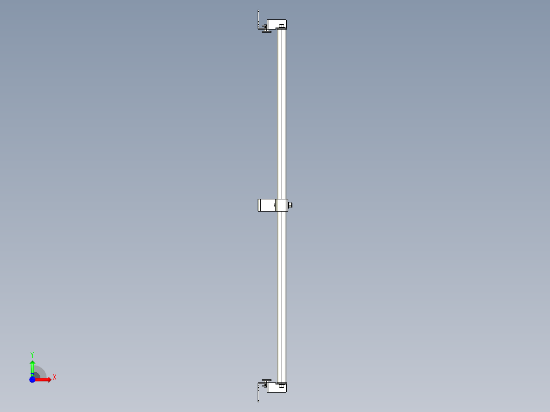 基恩士SL-JB71_side-mount_kc图纸模型前视图