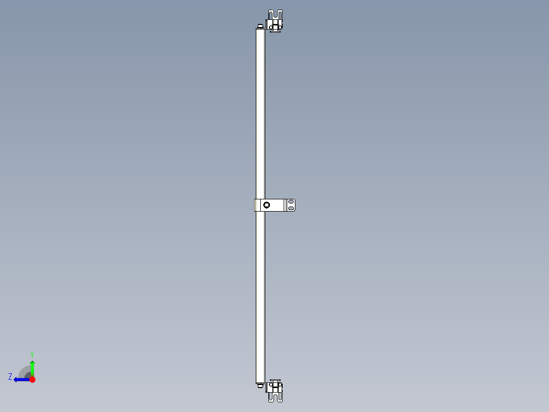 基恩士SL-JB71_side-mount_kc图纸模型右视图