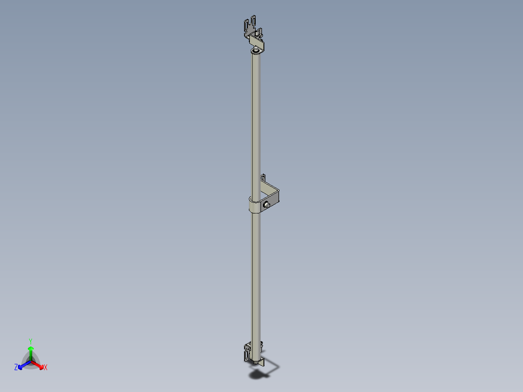 基恩士SL-JB71_side-mount_kc图纸模型正等轴测图