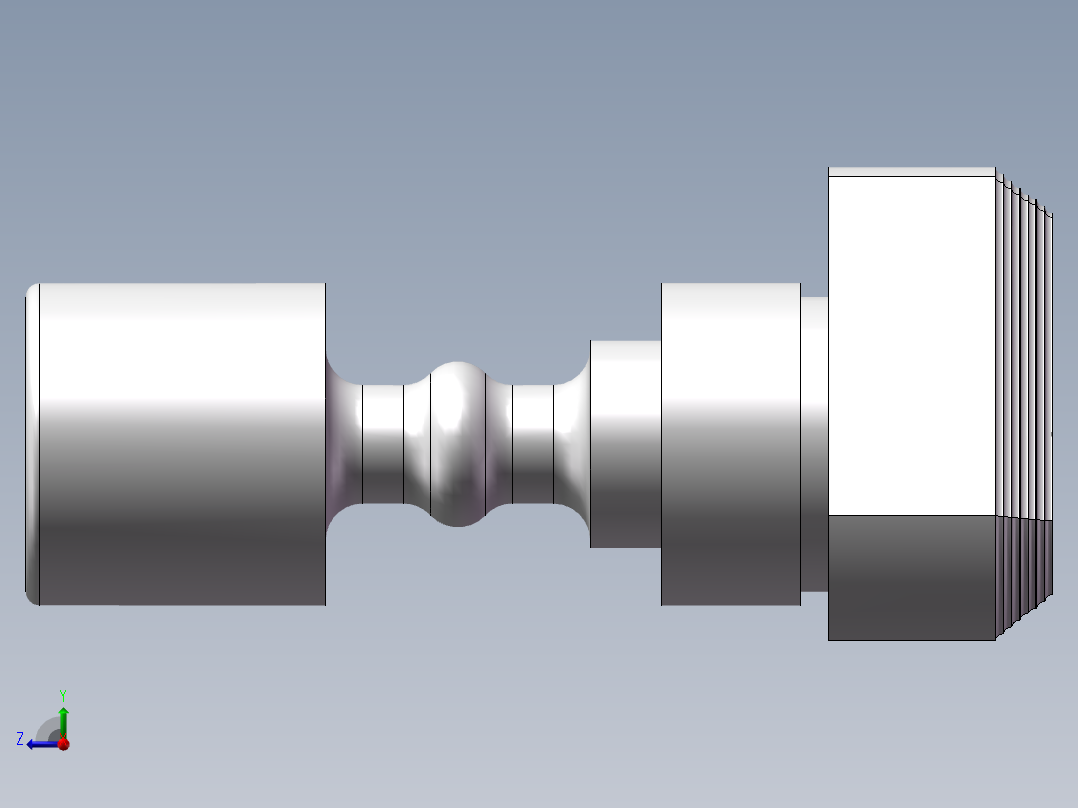 骨型柱（SHOOT）右视图