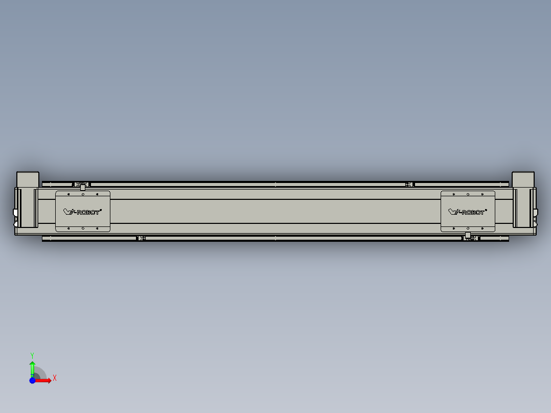 威洛博双电机滑台-VBC14S2-L50-S950-BU-P40-C6前视图