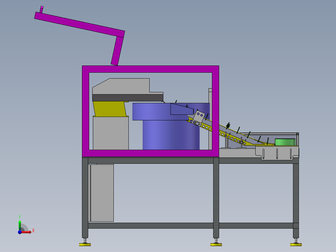 8汽车厂螺母预装机前视图