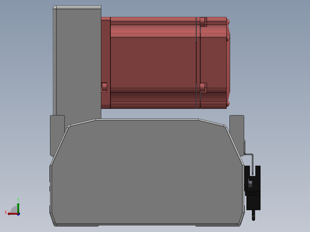 精密模组MT170-L125-600-RU-M75-C4后视图