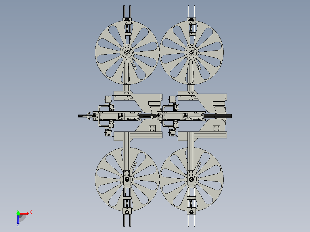 大疆改造喷药无人机俯视图