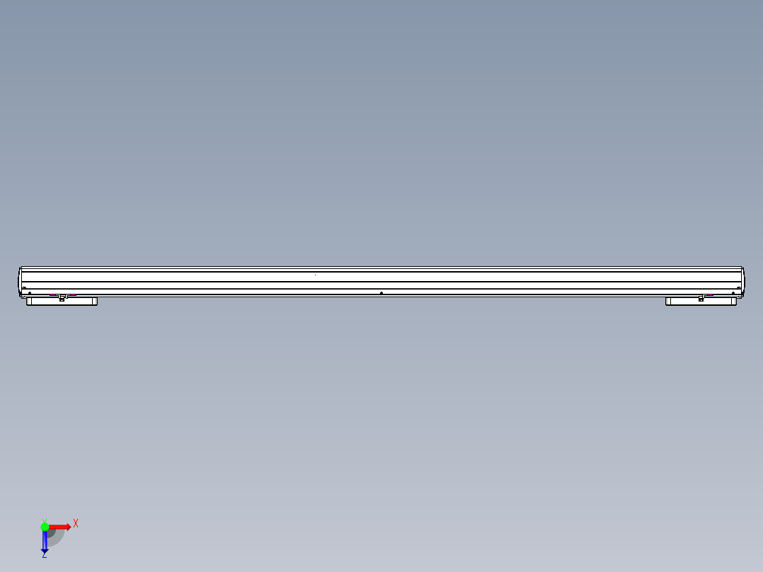 威洛博LC系列3d模型模组2LC22H2Y-S1650俯视图