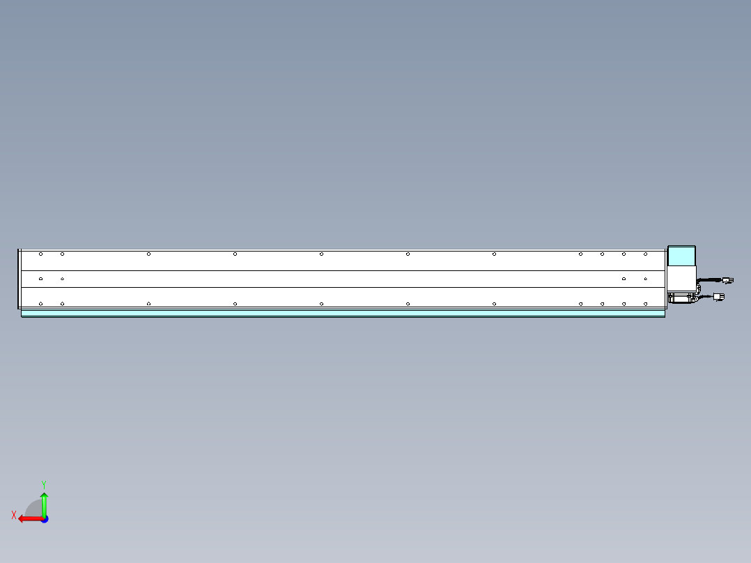威洛博VBC同步带传动一无尘环境VBC14-L45-S1200-BRU-ZP40-C3后视图
