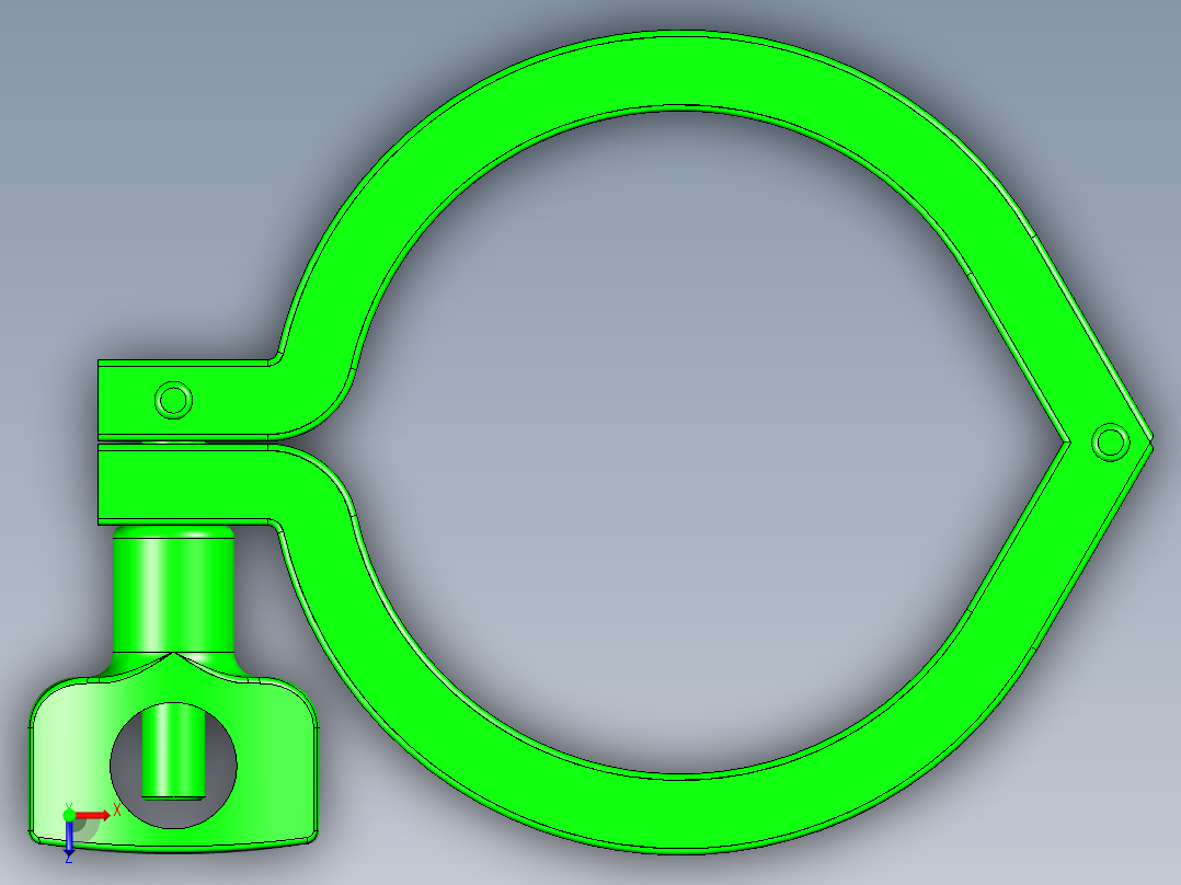管件接头、螺纹接头、三通(14)俯视图
