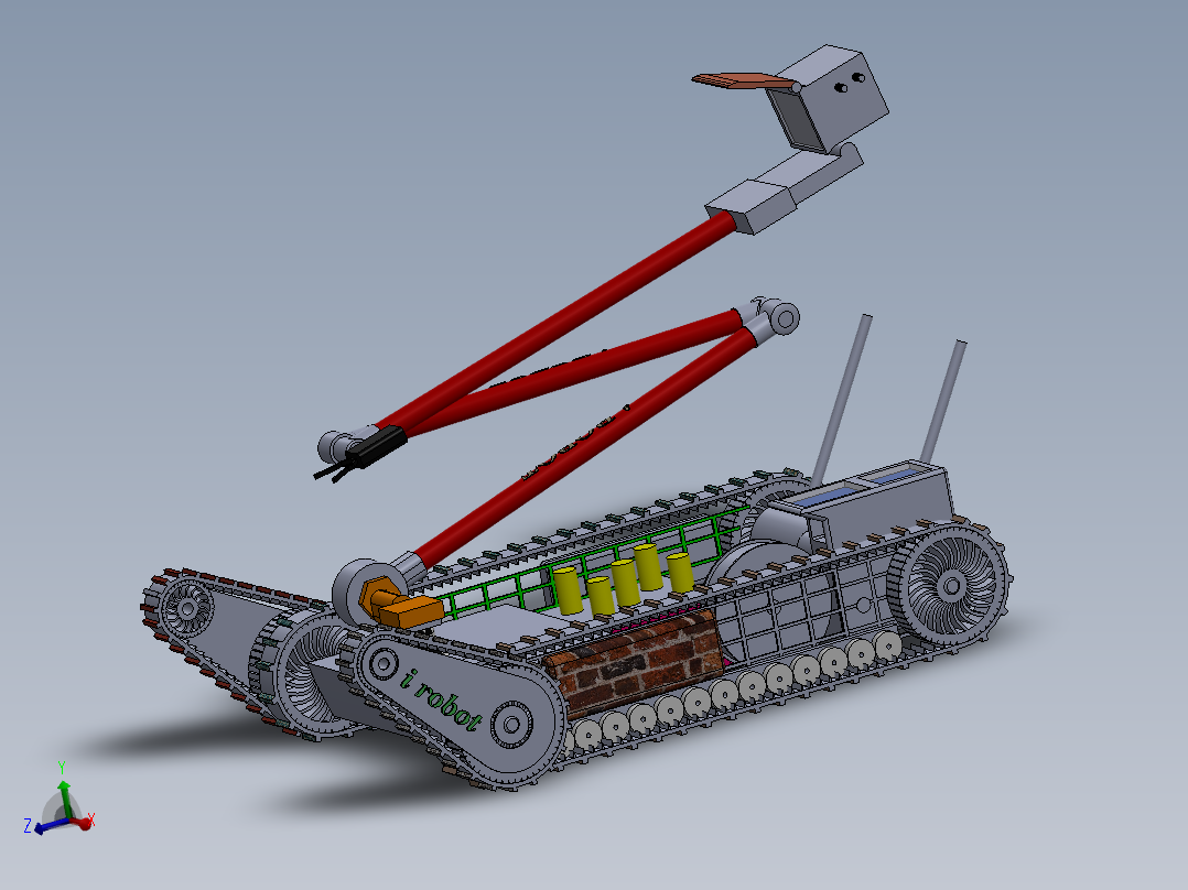 I Robot履带车机器人sw20可编辑