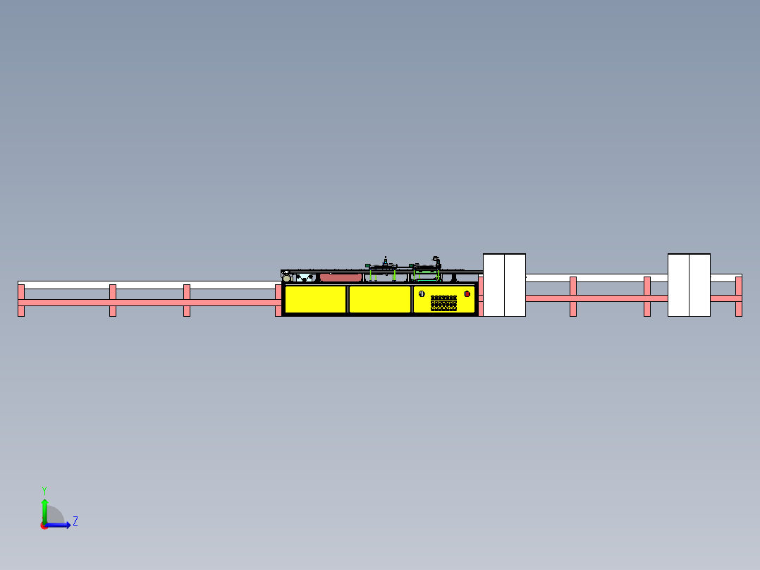 路由器驱动电路功能测试设备生产线sw17可编辑左视图