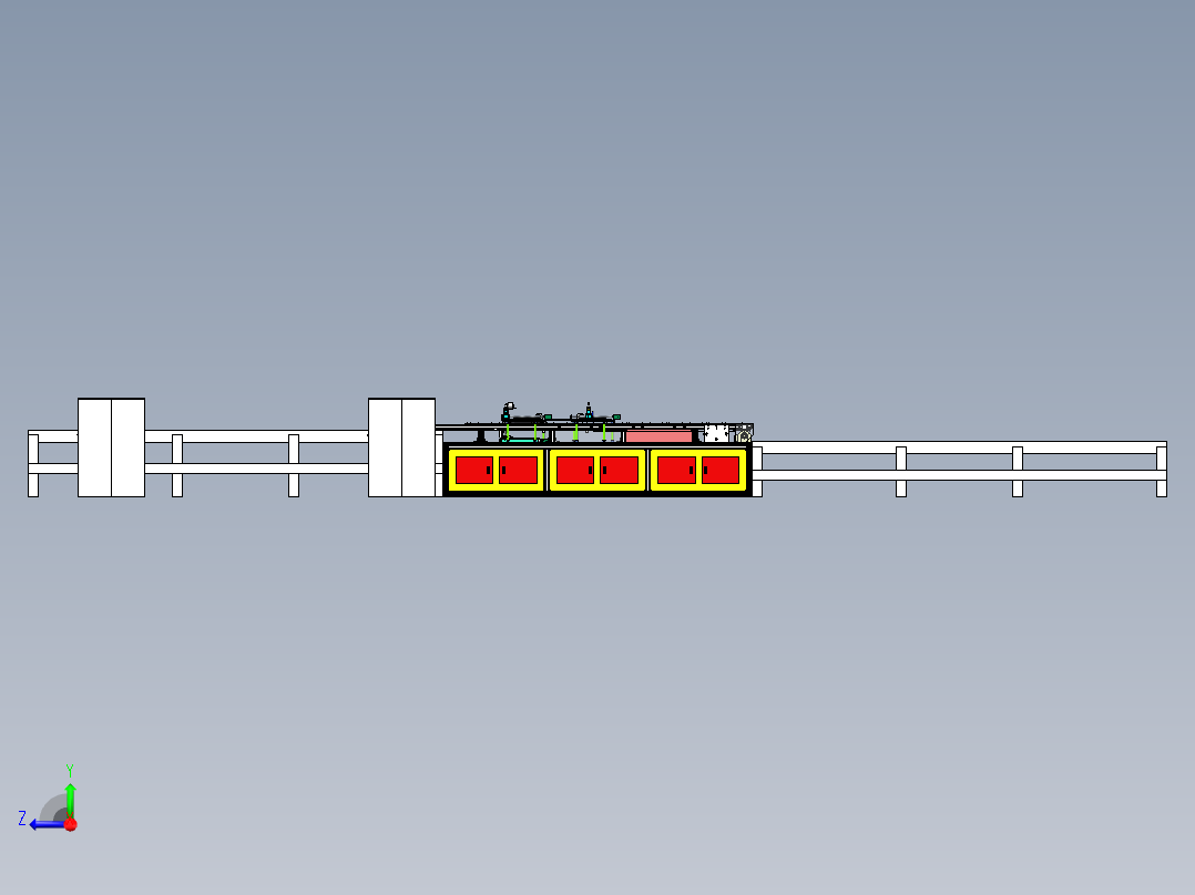 路由器驱动电路功能测试设备生产线sw17可编辑右视图