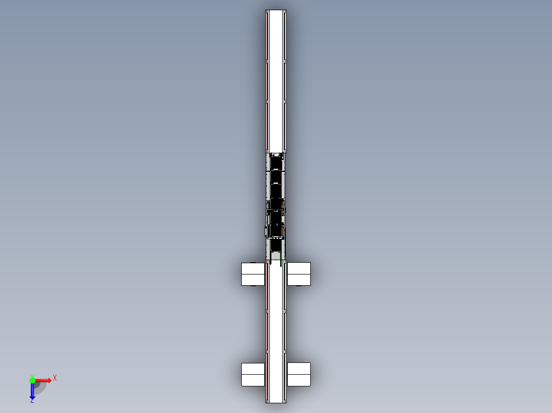 路由器驱动电路功能测试设备生产线sw17可编辑俯视图