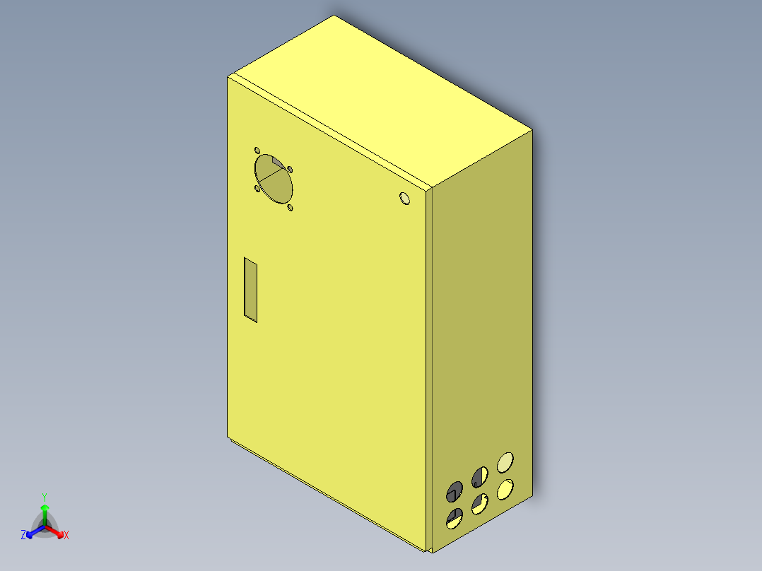 MU1617-DKX-00（电箱主体）3D模型
