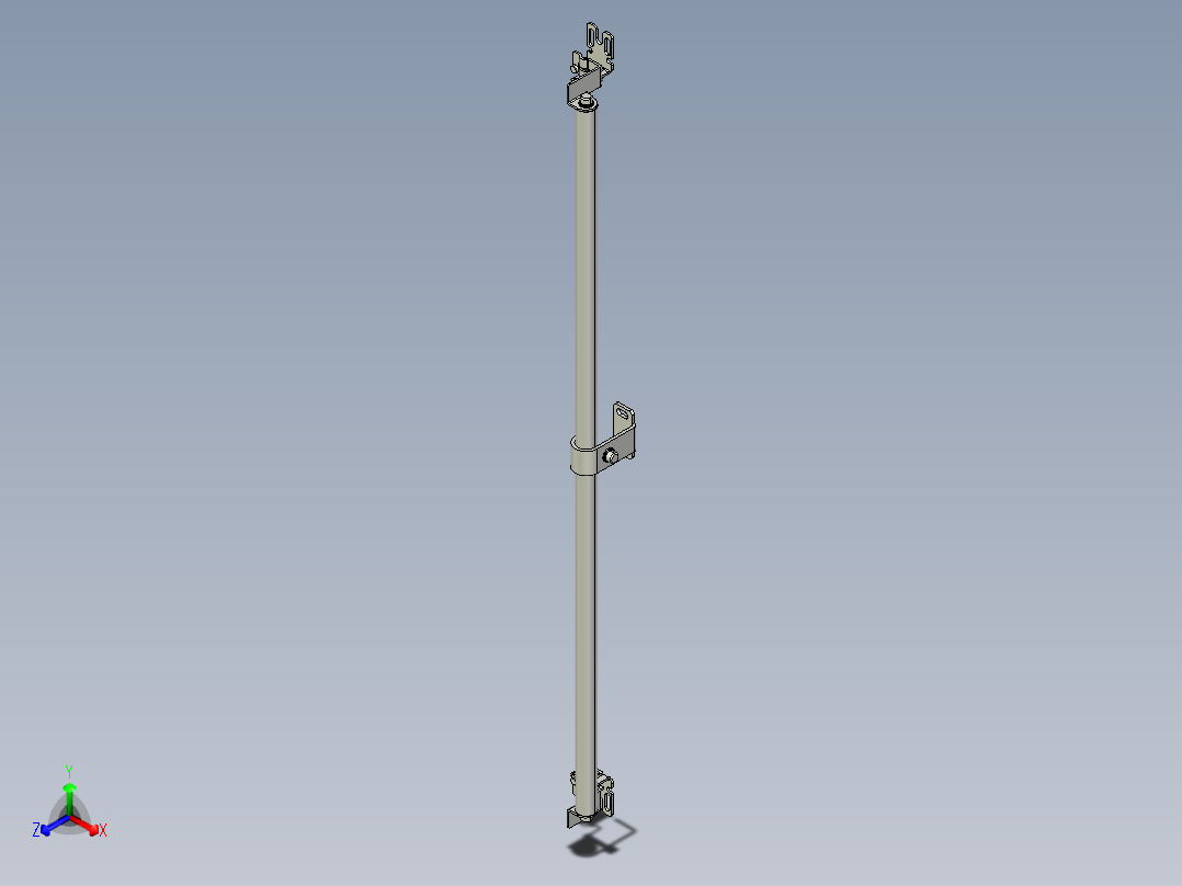 基恩士SL-JB71_back-mount_kc图纸模型正等轴测图