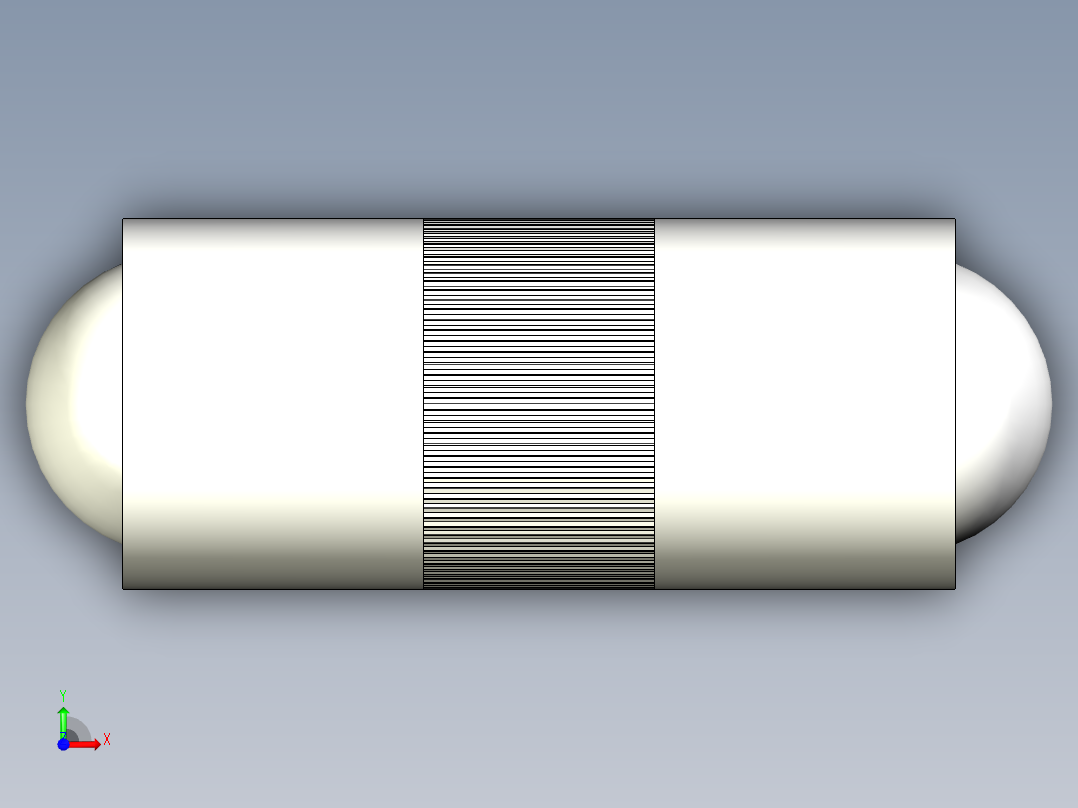 定位珠2209-3D多系列多零件图纸模型前视图