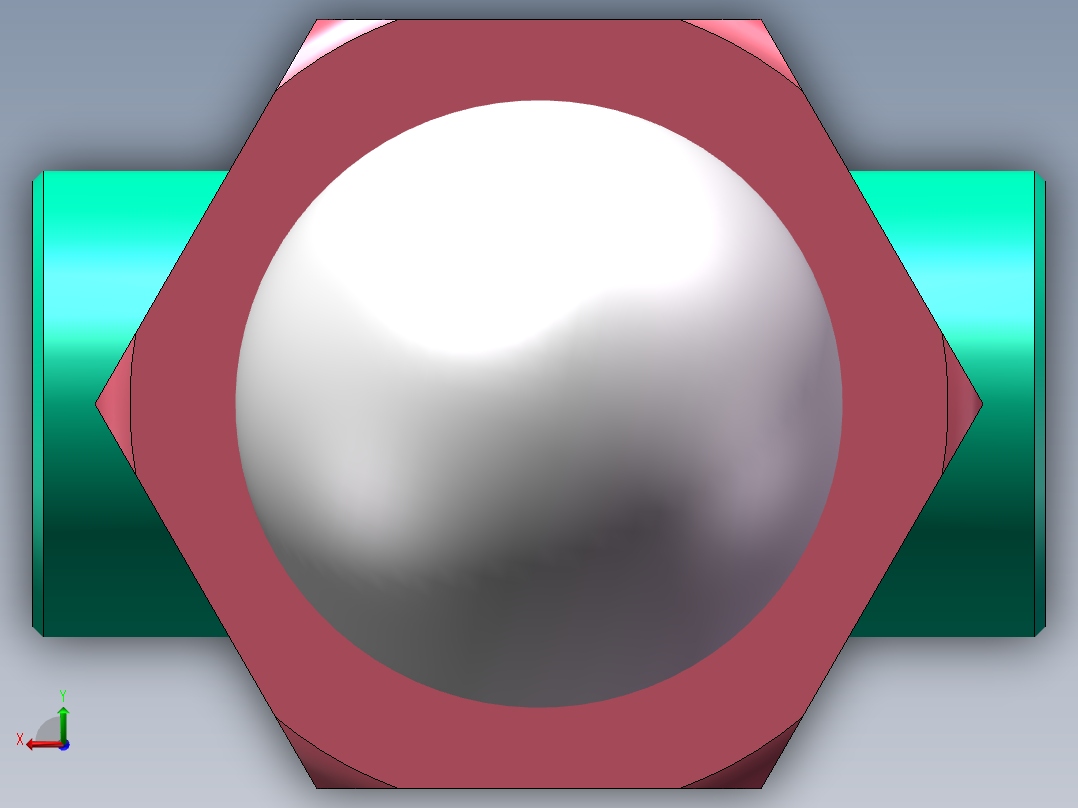 Q236-手动气阀机械加工工艺规程及数控编程设计【三维SolidWorks】后视图